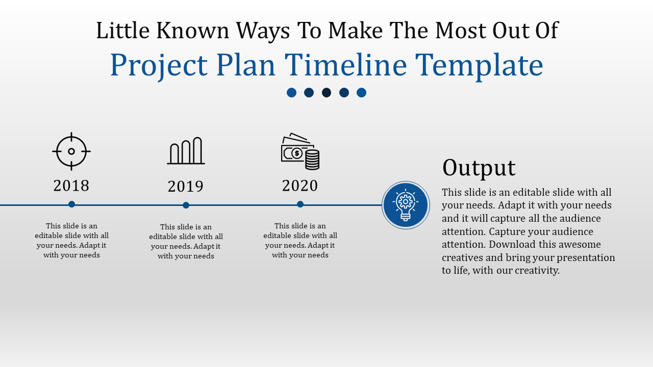 Free - Get Project Plan Timeline Template Slides presentation